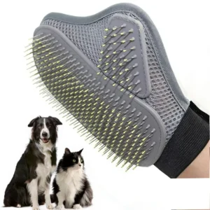 Pet Grooming Glove Hair Removal Gloves Cat Dog Fur Hair Deshedding Gentle Efficient Dog Combs Pet Bathing Massage Products